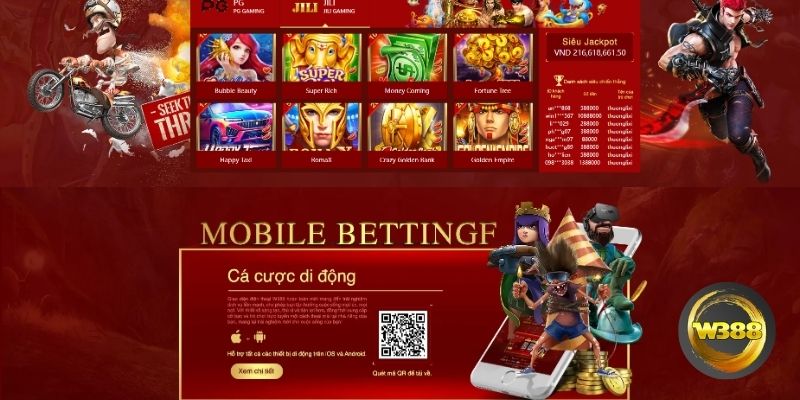 Các dịch vụ hấp dẫn tại W388