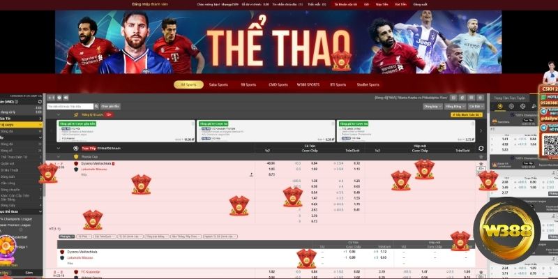 Giới thiệu sảnh thể thao W388